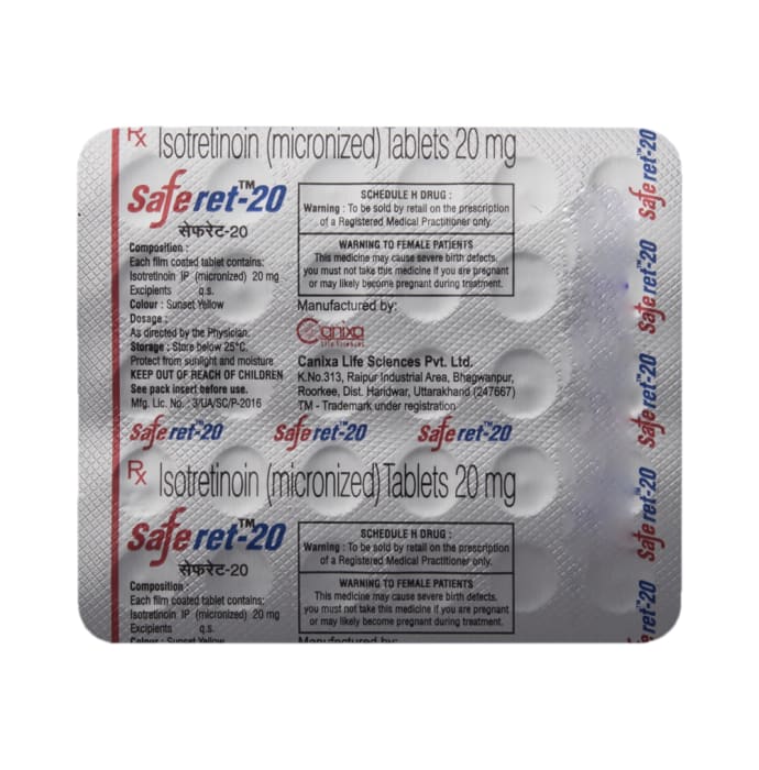 Saferet 20mg Tablet (30'S)