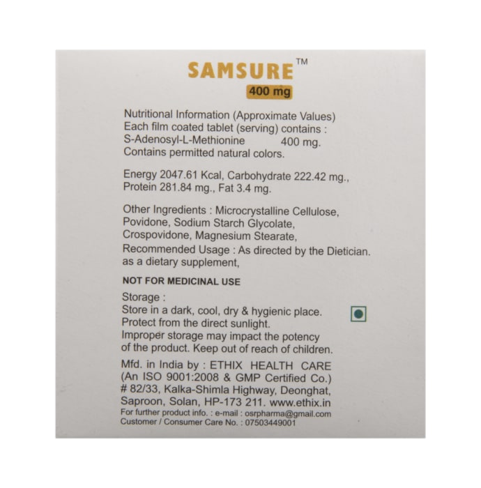 Samsure 400mg Tablet (10'S)