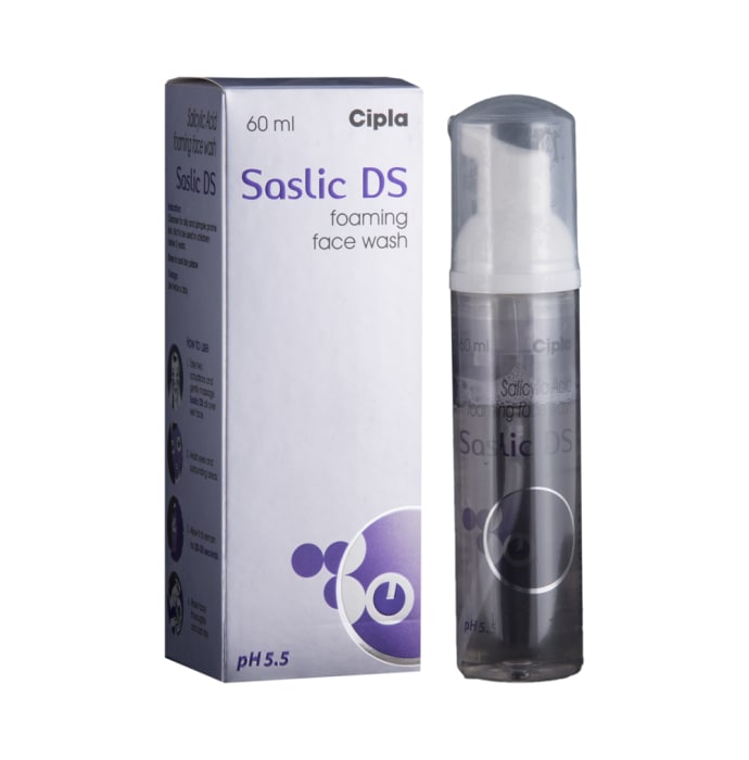 Saslic ds foaming face wash (60ml)