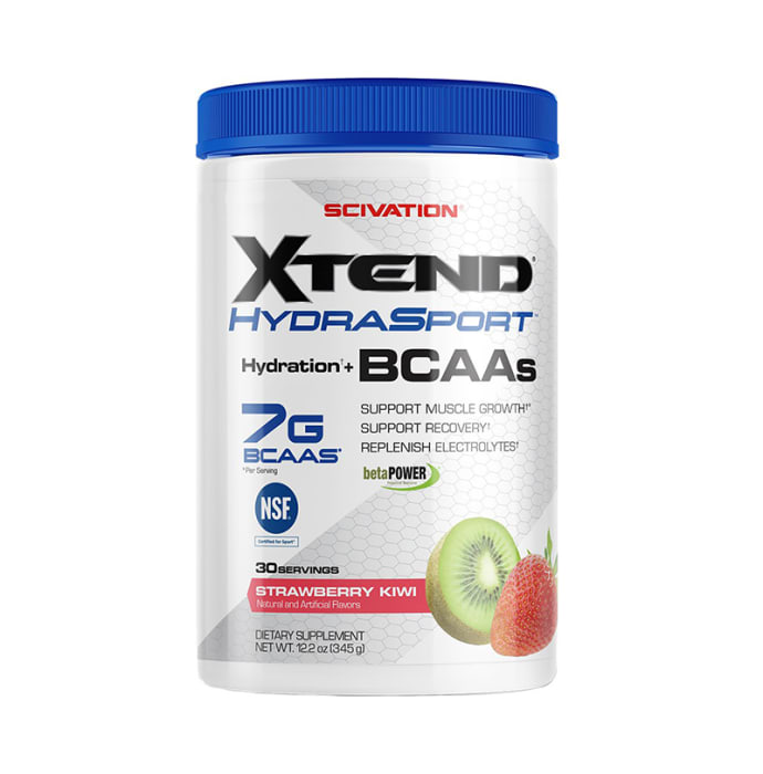 Scivation Hydrasport Hydration+ BCAAs Powder Strawberry Kiwi (345gm)