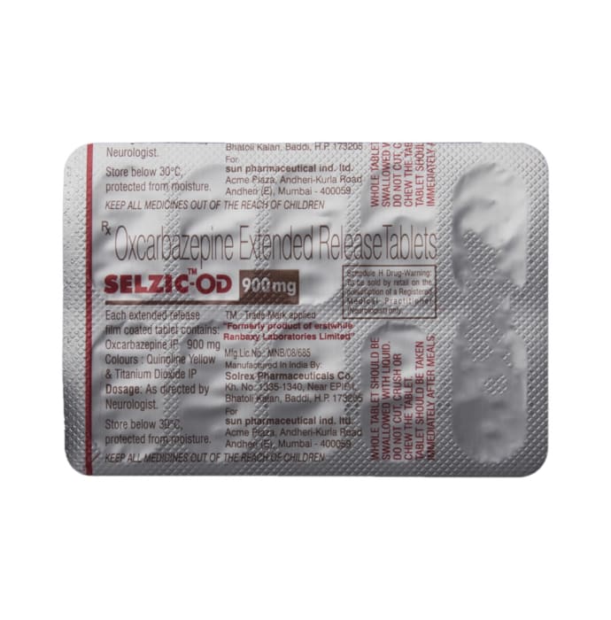 Selzic -OD 900mg Tablet (10'S)