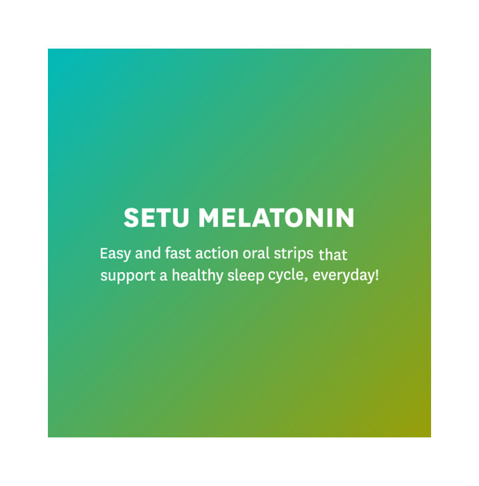 Setu Melatonin 5mg Orallly Mint Disintegrating Strip