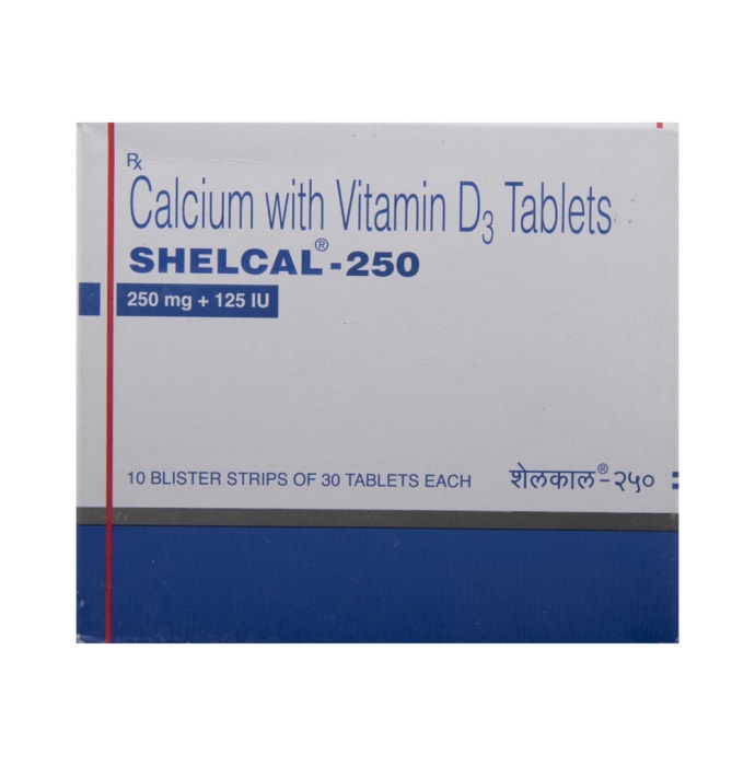 Shelcal -250 tablet (30'S)