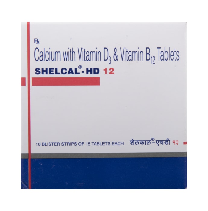 Shelcal -hd 12 tablet (15'S)