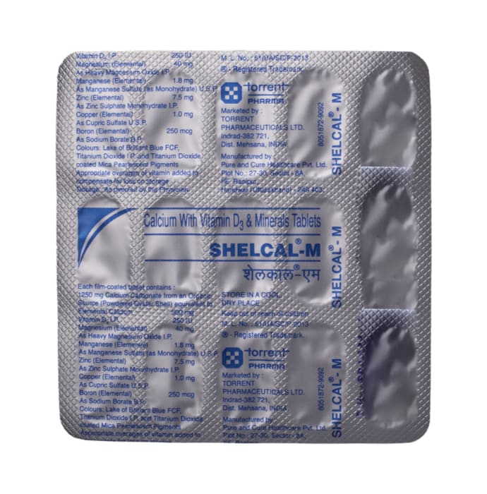 Shelcal -m tablet (15'S)