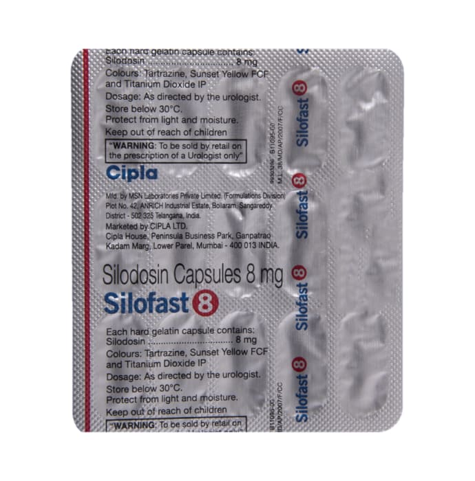 Silofast 8mg Capsule (15'S)