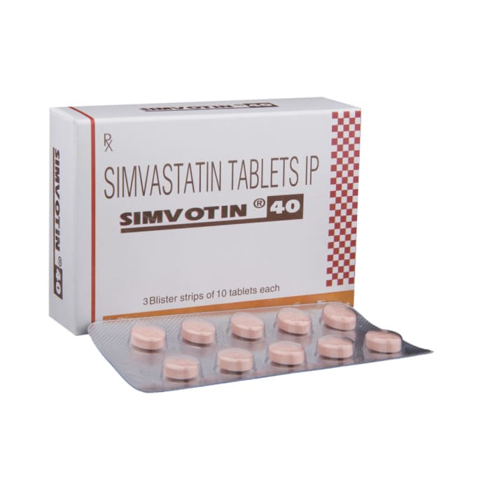 Simvotin 40mg Tablet (10'S)