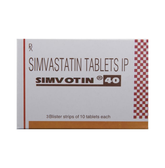 Simvotin 40mg Tablet (10'S)