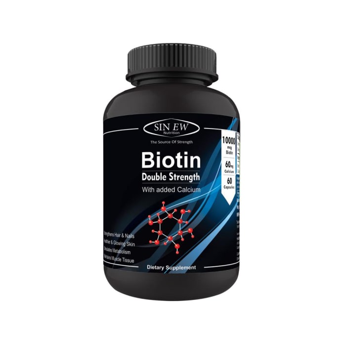 Sinew nutrition biotin 10,000mcg softgel capsule (100'S)