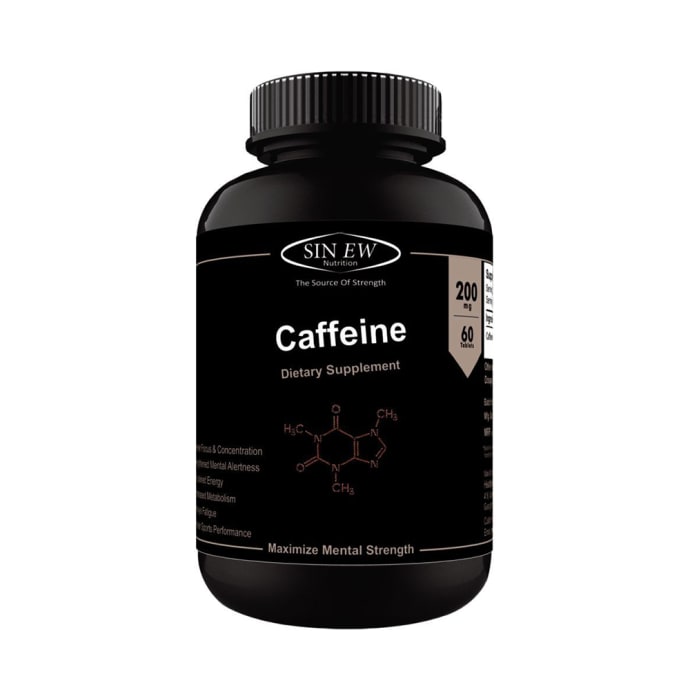 Sinew Nutrition Caffeine 200mg Tablet (120'S)