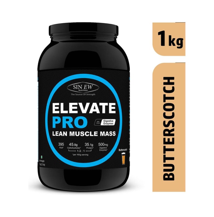 Sinew Nutrition Elevate Pro Lean Muscle Mass Butterscotch (0.66lb)