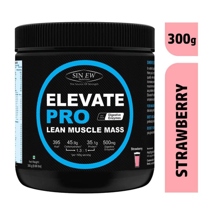 Sinew Nutrition Elevate Pro Lean Muscle Mass Strawberry (0.66lb)