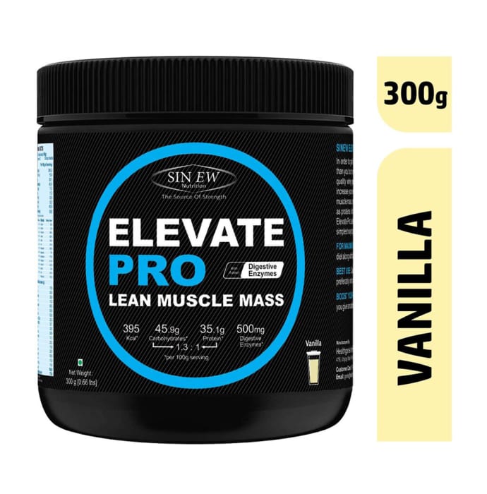 Sinew Nutrition Elevate Pro Lean Muscle Mass Vanilla (0.66lb)