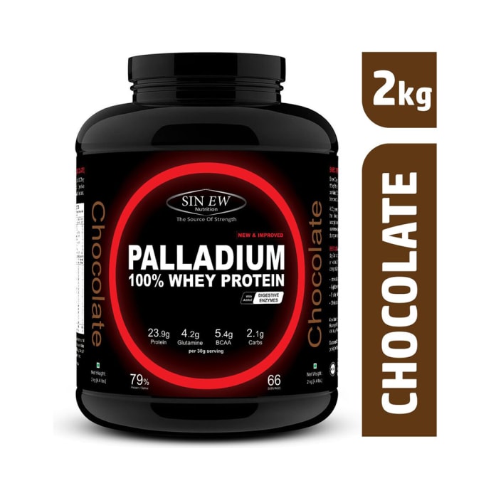 Sinew Nutrition Palladium 100% Whey Protein with Digestive Enzymes Chocolate (0.66lb)