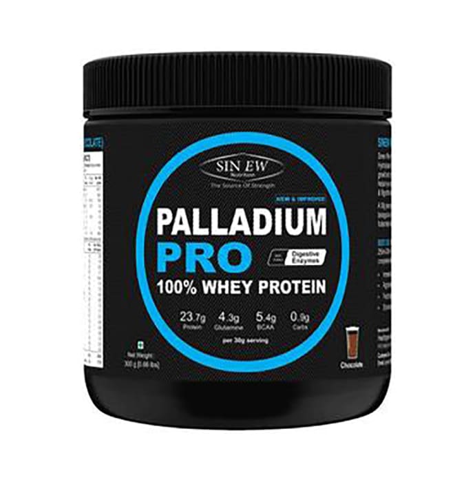 Sinew Nutrition Palladium Pro 100% Whey Protein with Digestive Enzymes Chocolate (1kg)