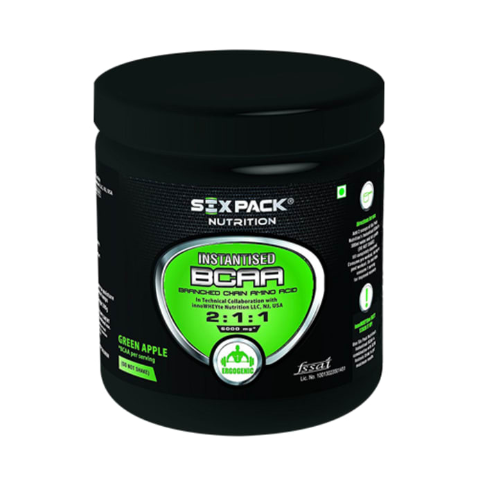 Sixpack Nutrition Instantised BCAA Green Apple (300gm)