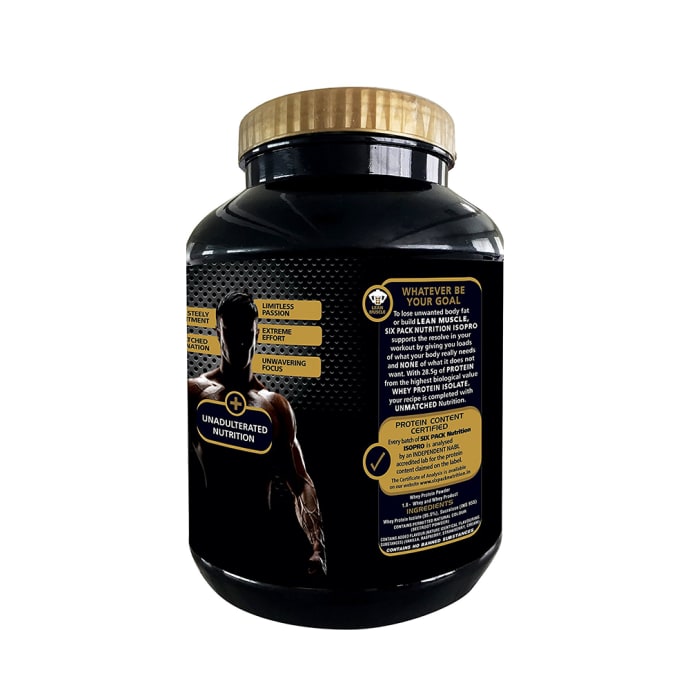 Sixpack nutrition isopro whey protein isolate vanilla berry cream