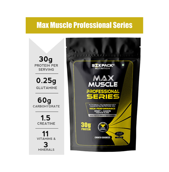 Sixpack Nutrition Max Muscle Professional Series Protein Blend Choco Cookies (2kg)