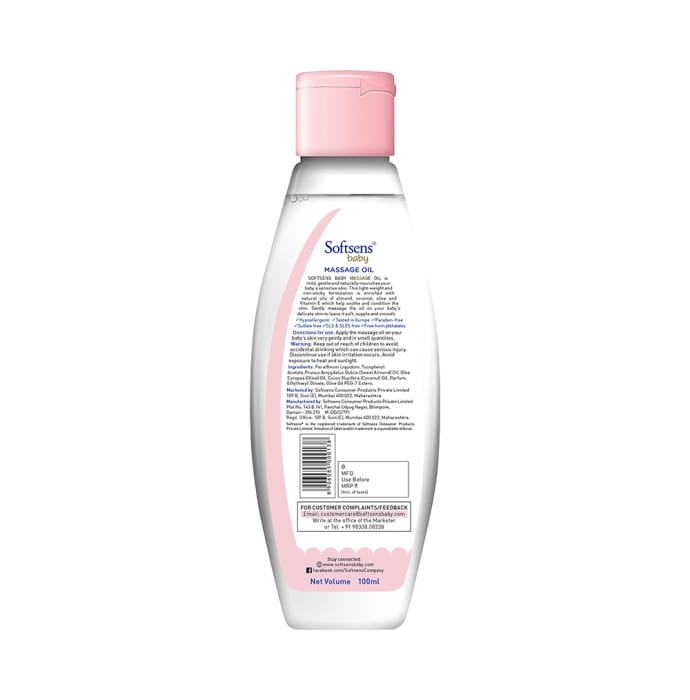 Softsens Baby Massage Oil (100ml)