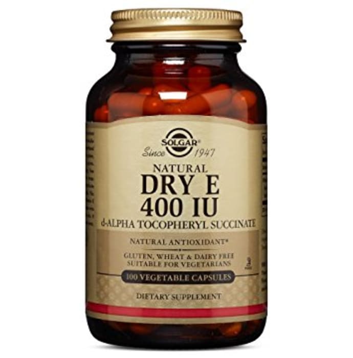 Solgar dry vitamin e 400iu vegetable capsule (100'S)