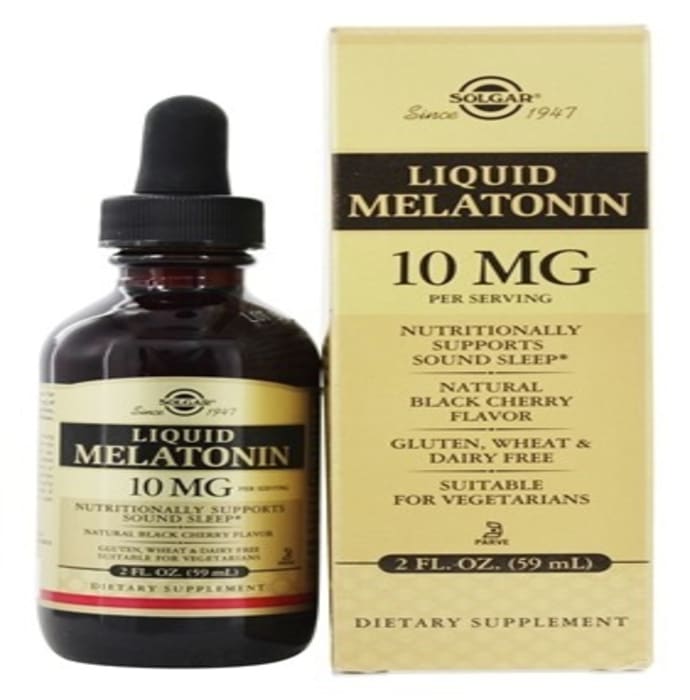 Solgar Natural Black Cherry Liquid Melatonin (59ml)