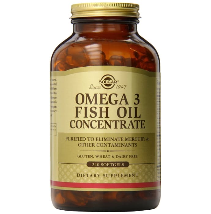 Solgar omega 3 fish oil concentrate softgels (240'S)