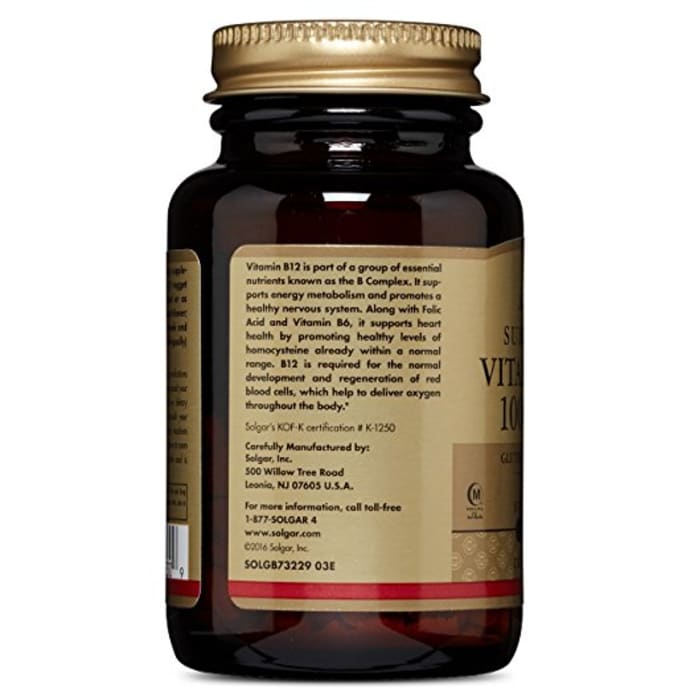 Solgar sublingual vitamin b12 1000mcg nuggets