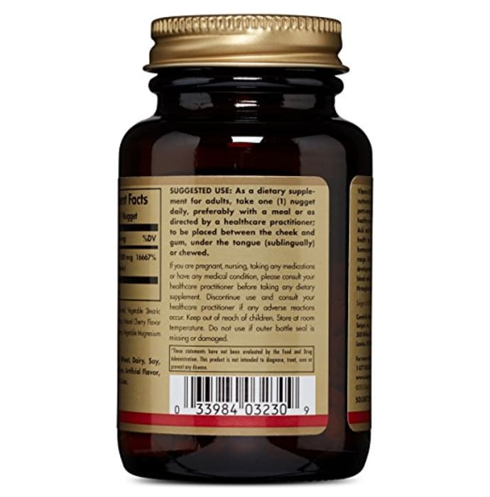 Solgar sublingual vitamin b12 1000mcg nuggets