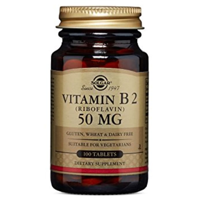 Solgar vitamin b2 (riboflavin) 50mg tablet (100'S)