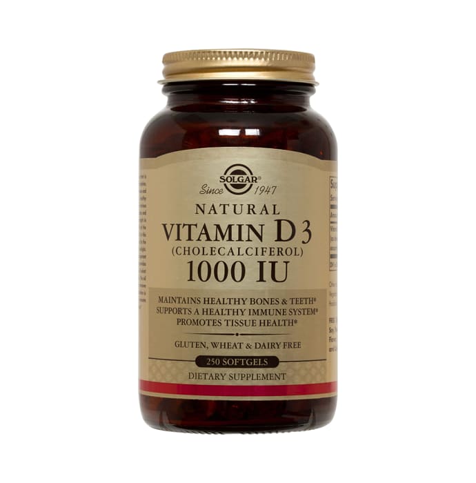 Solgar vitamin d3 1000iu softgels (250'S)