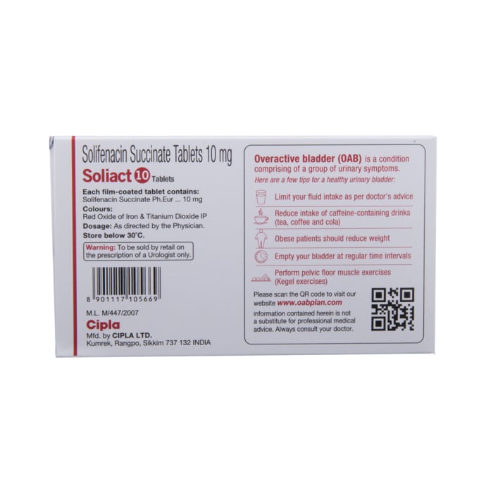 Soliact 10 Tablet(15'S)