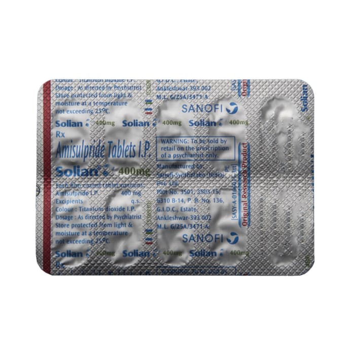 Solian 400mg Tablet (10'S)