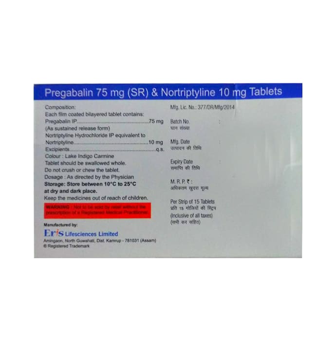 Sonaxa NT 75mg / 10mg Tablet (15'S)