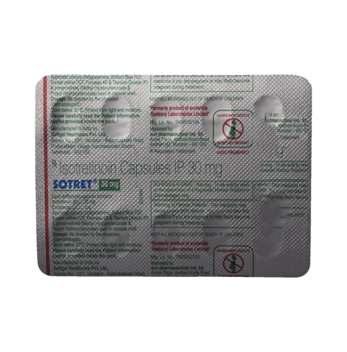 Sotret 30mg Capsule (10'S)