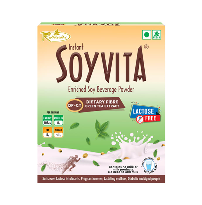 Soyvita Enriched Soy Beverage Powder Dietary Fiber Green Tea Extract (500gm)