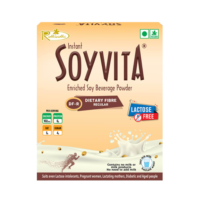 Soyvita Enriched Soy Beverage Powder Dietary Fiber Regular (500gm)