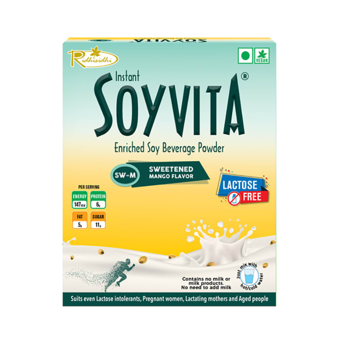 Soyvita Enriched Soy Beverage Powder Mango Sweetened (500gm)