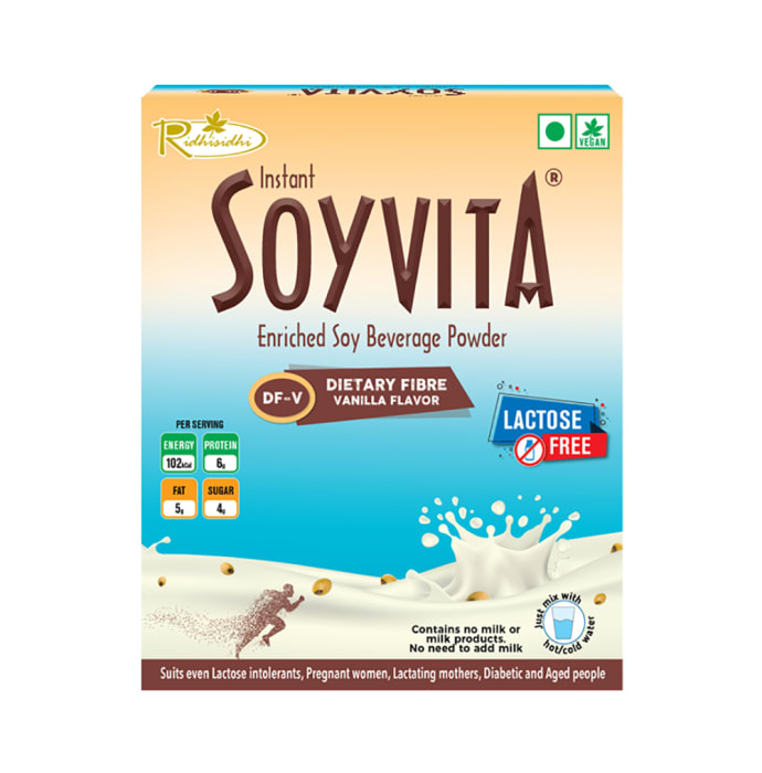 Soyvita Enriched Soy Beverage Powder Vanilla Dietary Fiber (500gm)