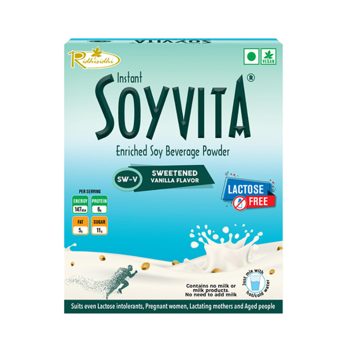 Soyvita Enriched Soy Beverage Powder Vanilla Sweetened (500gm)