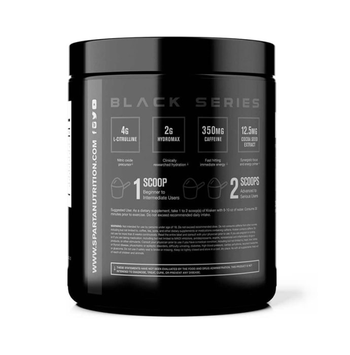 Sparta Nutrition Kraken Black Bombsicle (320gm)