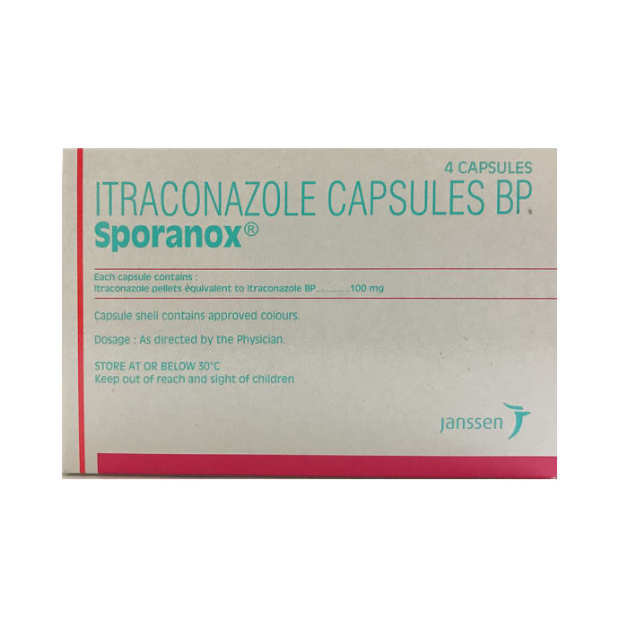 Sporanox 100mg Capsule (4'S)