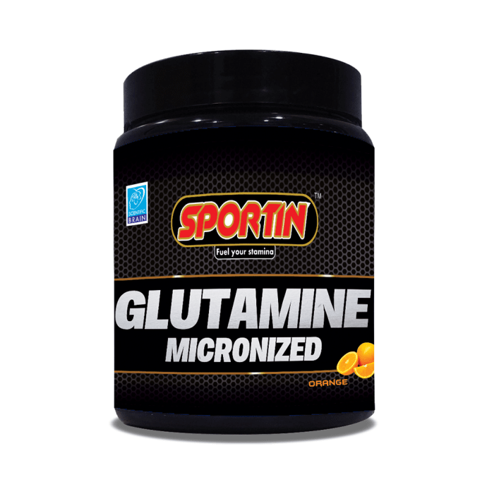 Sportin Glutamine Micronized Powder Orange (300gm)