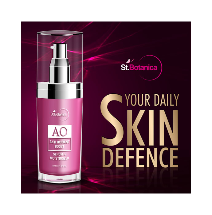 St.Botanica Anti-Oxidant Boost Serum + Moisturizer (50ml)