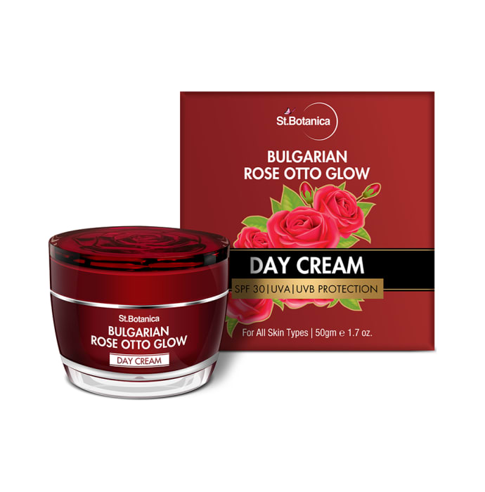 St.Botanica Day Cream Bulgarian Rose Otto Glow (50gm)