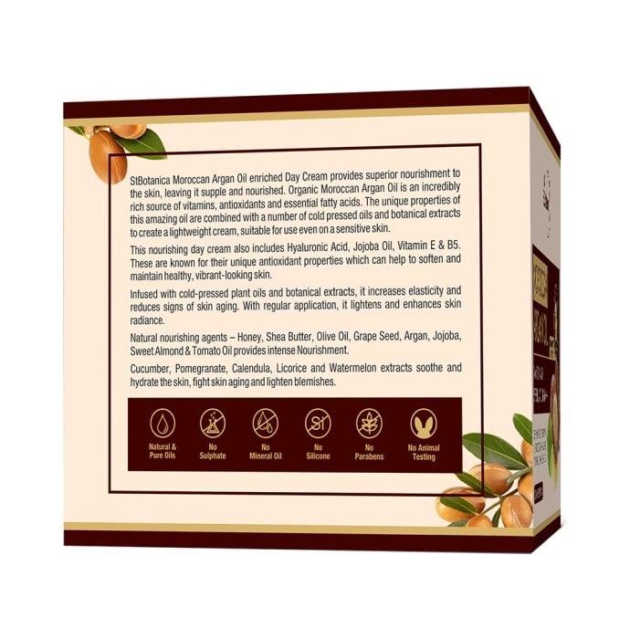 St.Botanica Day Cream Moroccan Argan Oil (50gm)