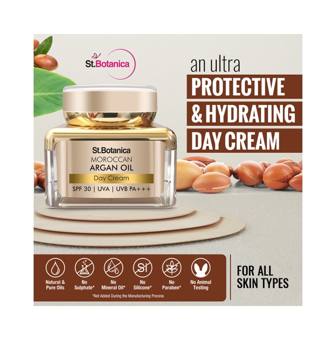 St.Botanica Day Cream Moroccan Argan Oil (50gm)