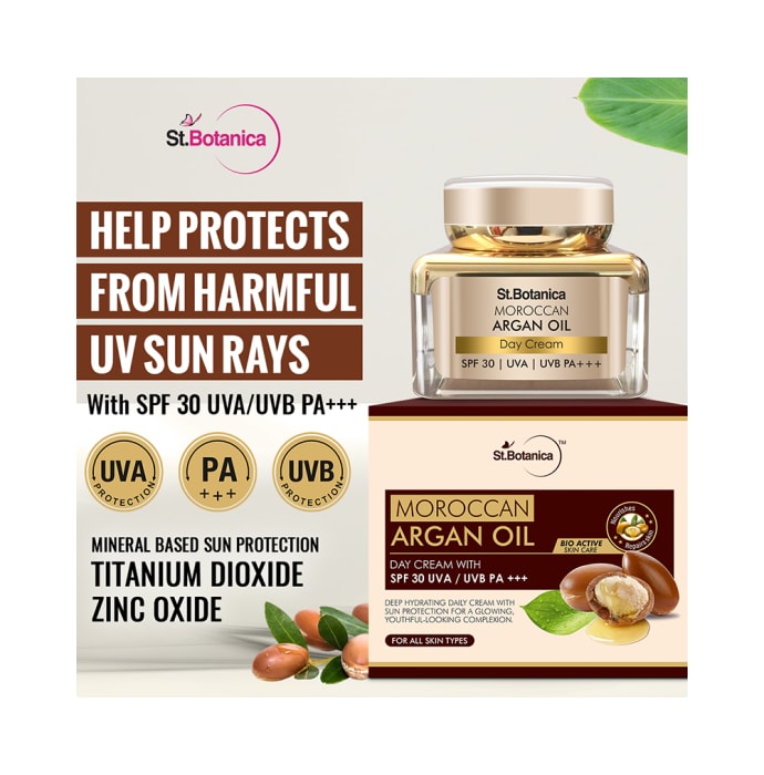 St.Botanica Day Cream Moroccan Argan Oil (50gm)