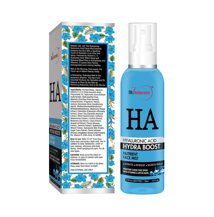 St.Botanica Face Mist Hyaluronic Acid Hydra Boost (120ml)