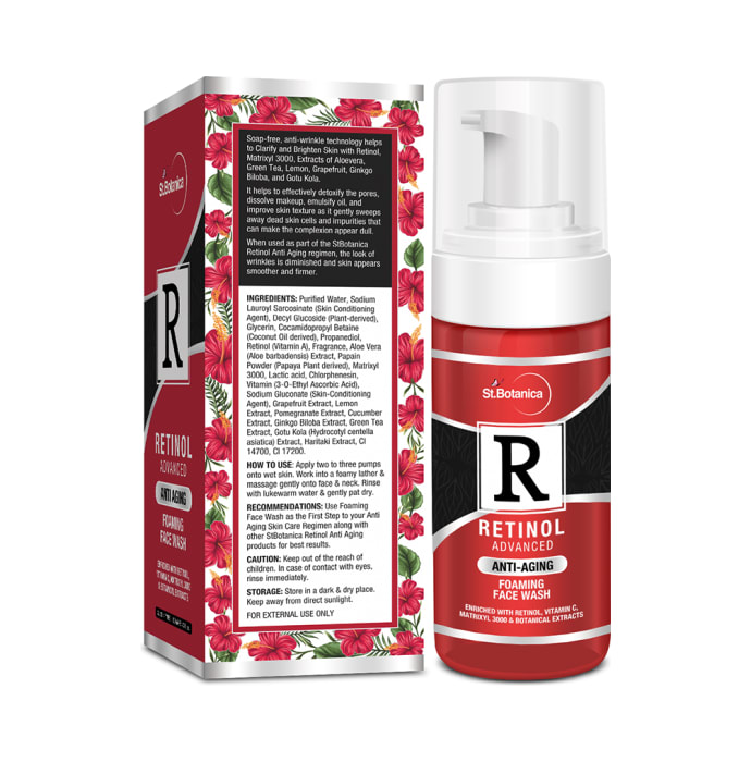 St.Botanica Face Wash Retinol Advanced (120ml)