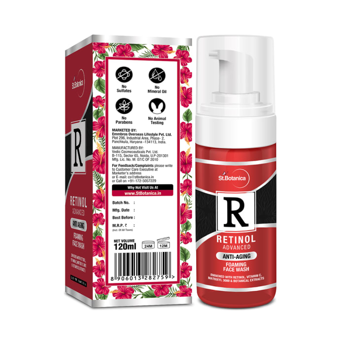 St.Botanica Face Wash Retinol Advanced (120ml)